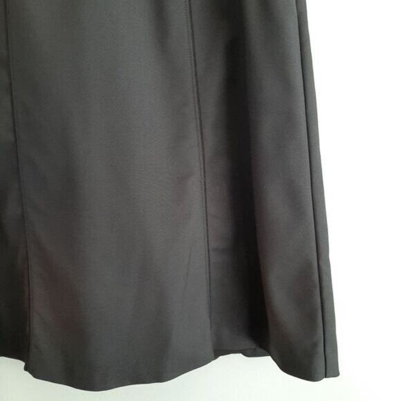 WHBM Classic Defined Waist Sheath Dress Knee Length Black Sz 6 - Picture 7 of 16